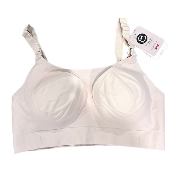 Bravado Designs Women’s Elation Nursing Bra Pullover Maternity Ivory Sz Medium - Picture 7 of 12